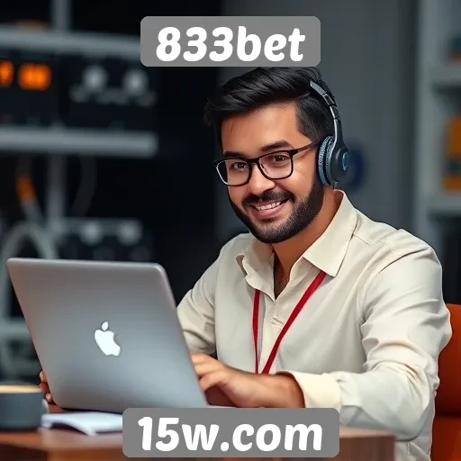 Desempenho do suporte ao cliente no 833bet