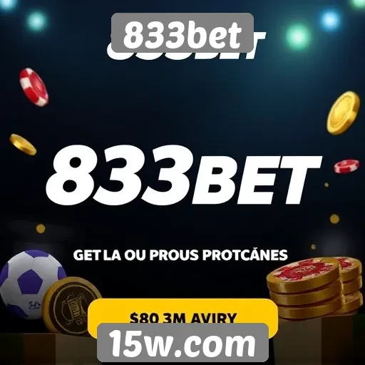 Promoções e bônus disponíveis na 833bet